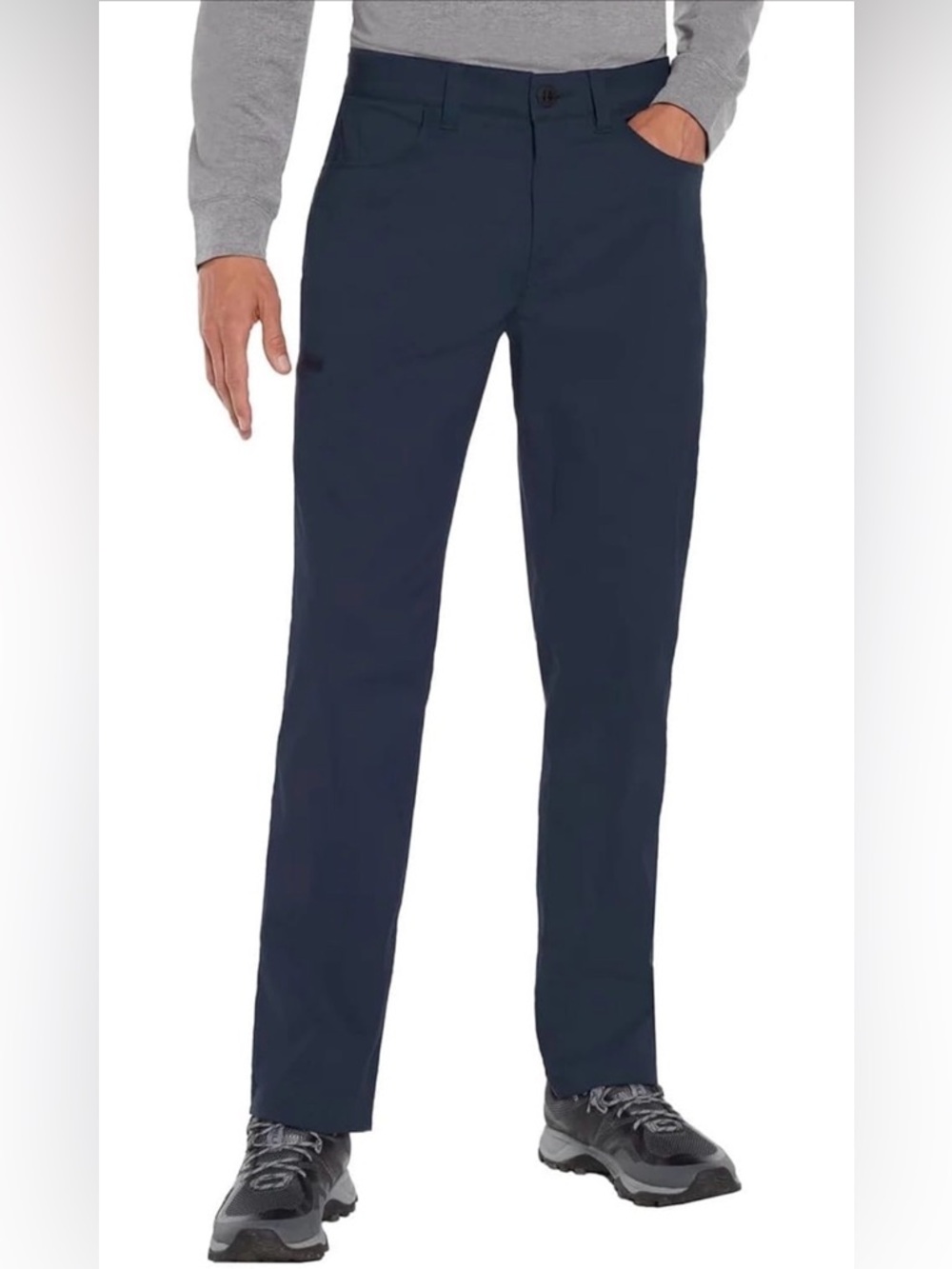 Orvis classic Collection Tech pants!  Navy Straight-Leg Casual Pants in Navy blu